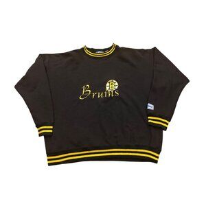 Vintage 90s The Game Boston Bruins NHL Hockey Crewneck Sweatshirt Men's Large